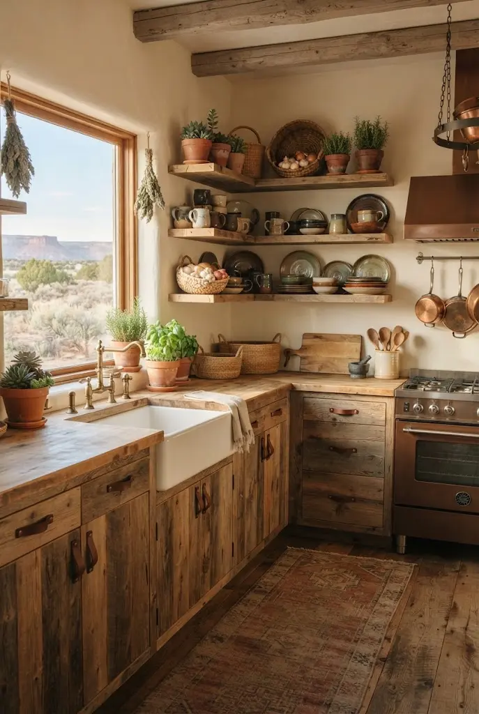 27 Western Boho Kitchen Elements for a Relaxed Ranch Feel